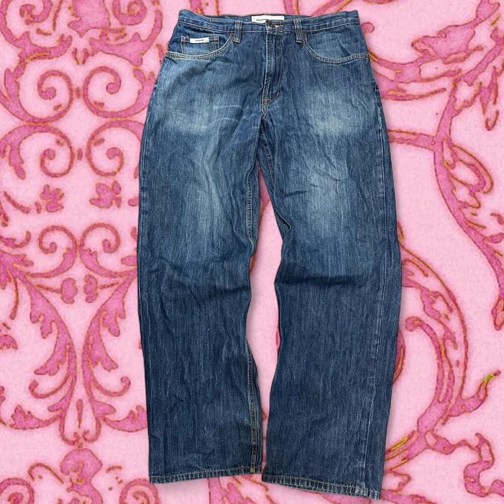 Rocawear Men's Blue and Navy Jeans